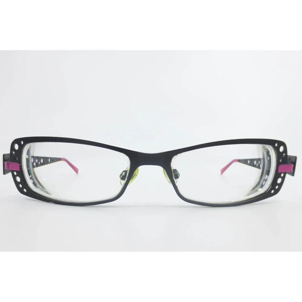 Lafont Issy & La Etoile 100 Black Pink Eyeglasses Frames France 50-16-125